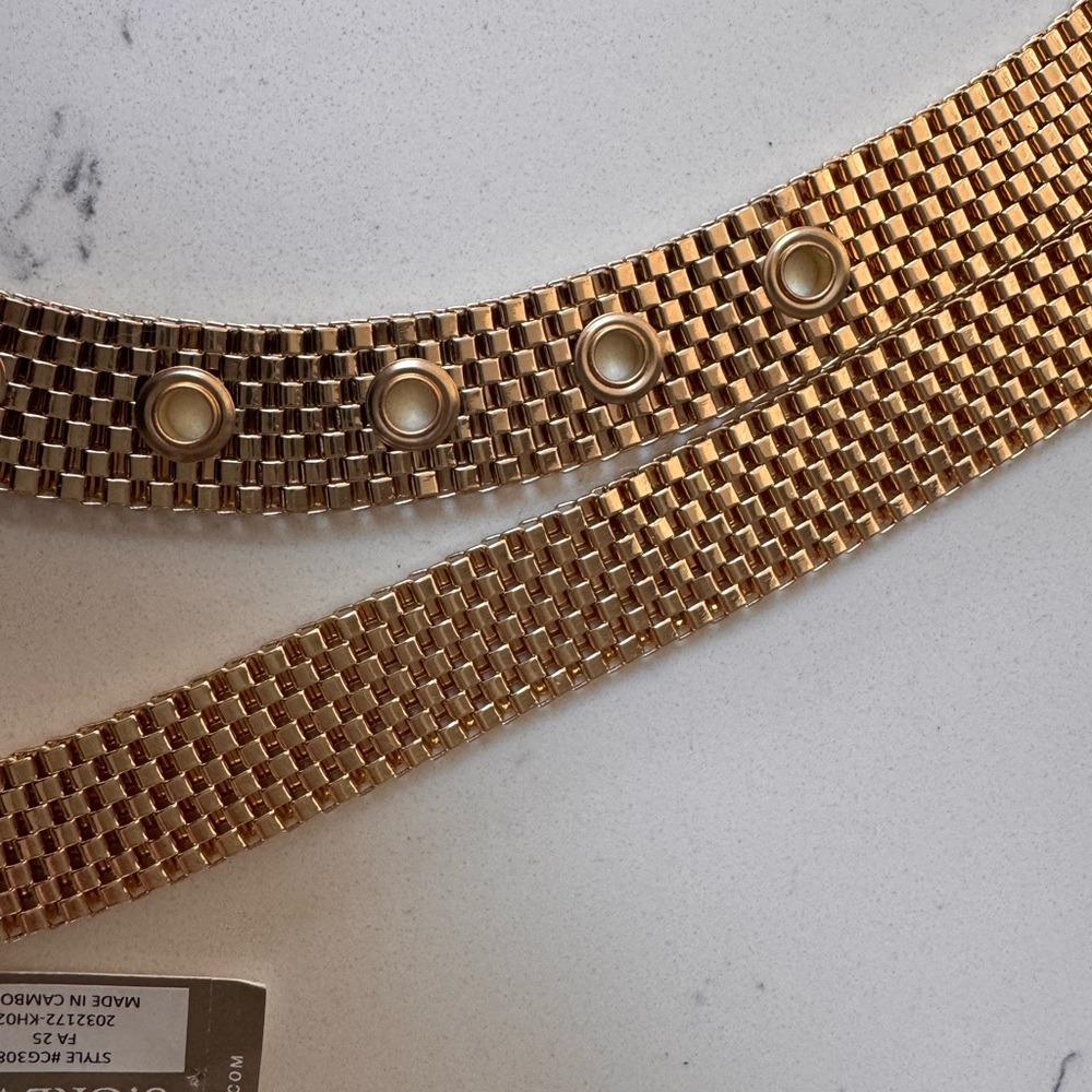 J. Crew Watchband chain belt - Picture 2 of 4